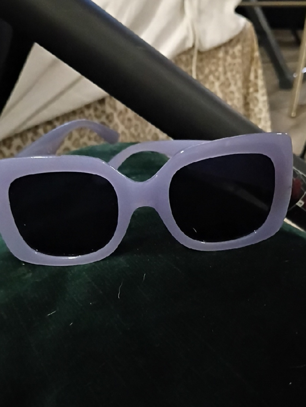 Lavender Square Frame Women's Sunglasses - Unbranded